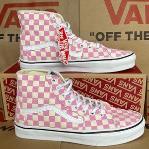 Vans Sk8-Hi Tapered Checkerboard Fchsapk/True White sneakers Men’s